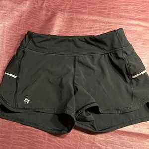 Athlete girl shorts
